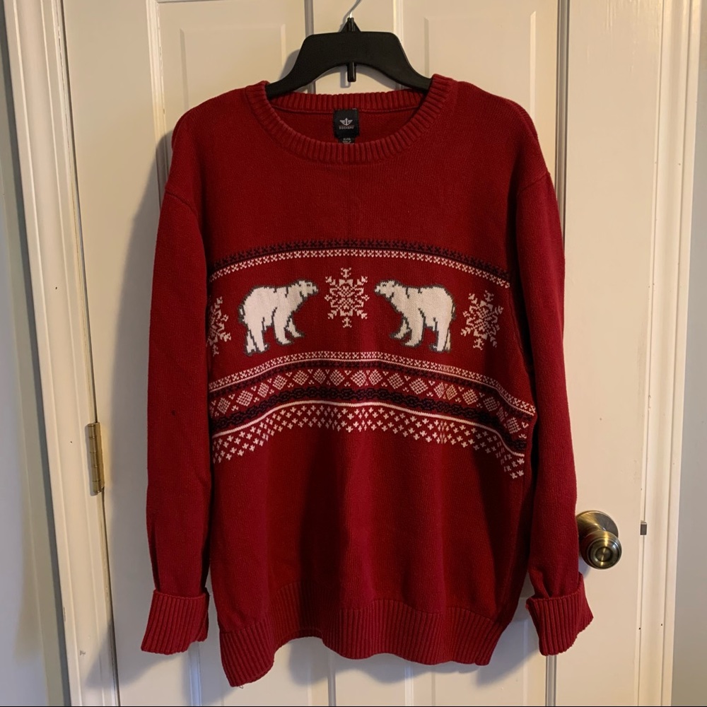 Dockers Winter Polar Bear Thick Men’s Sweater